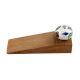 2 Pieces Multicolor Leaf Crackle Ceramic Wooden Door Stopper
